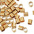 14K Gold Filled Crimp Beads 3x3mm - 20 Pcs