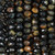 Rondelle Faceted Gemstone Beads 10mm 15 1/2 IN Strand-Blue Tiger Eye