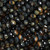Rondelle Faceted Gemstone Beads 10mm 15 1/2 IN Strand-Blue Tiger Eye