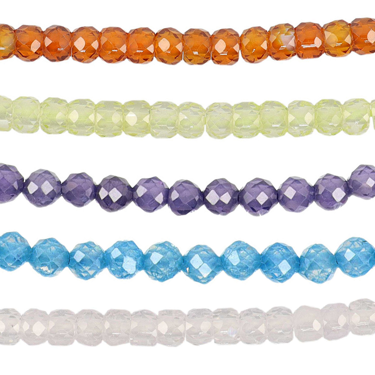 Cubic Zirconia Beads