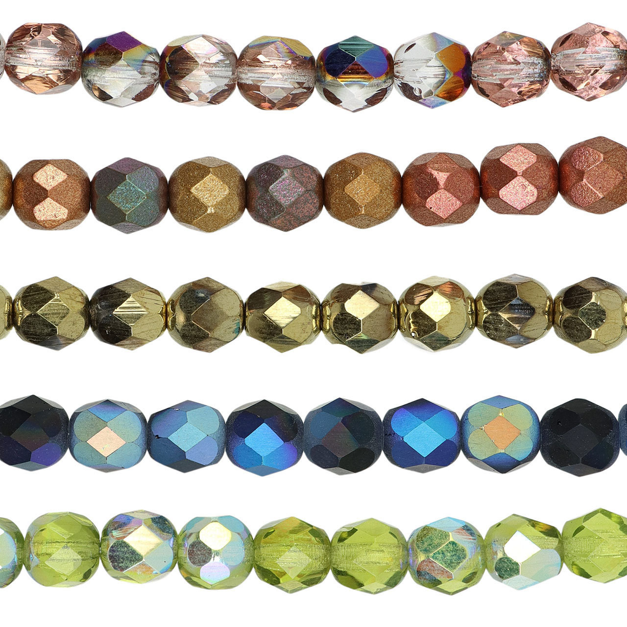 Fire Polished Glass Beads
