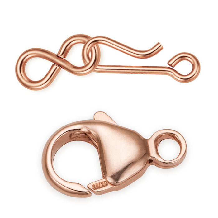 ROSE GOLD FILLED CLASPS