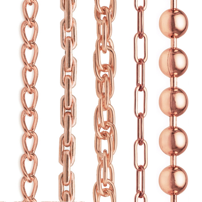 Rose Gold Filled Chain By Foot