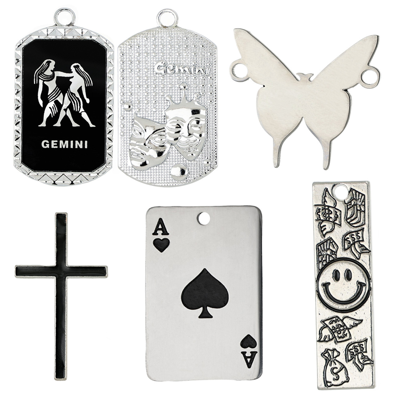 Stainless Steel Charms & Pendants