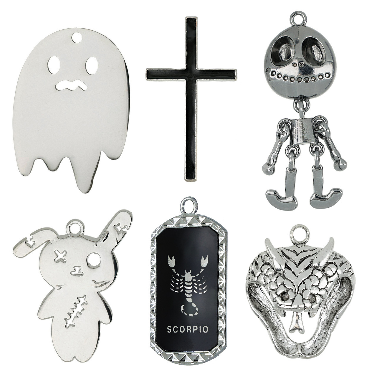 Stainless Steel Charms & Pendants