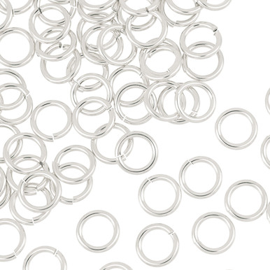 Sterling Silver Open Jump Rings - 18g 6mm 10 Pcs