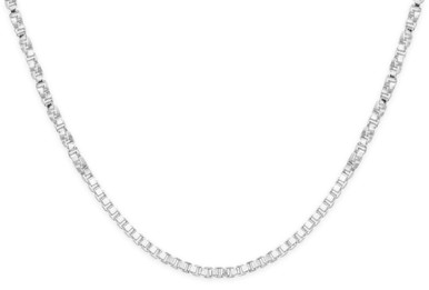 ★SENTIMENTS★ NO.304 [SILVER] NECKLACE Monica Vinader Sterling Silver Infinity Link Chain Necklace