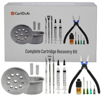 CartDub Complete Kit: Open & Extract Oil from Prefilled Cartridges
