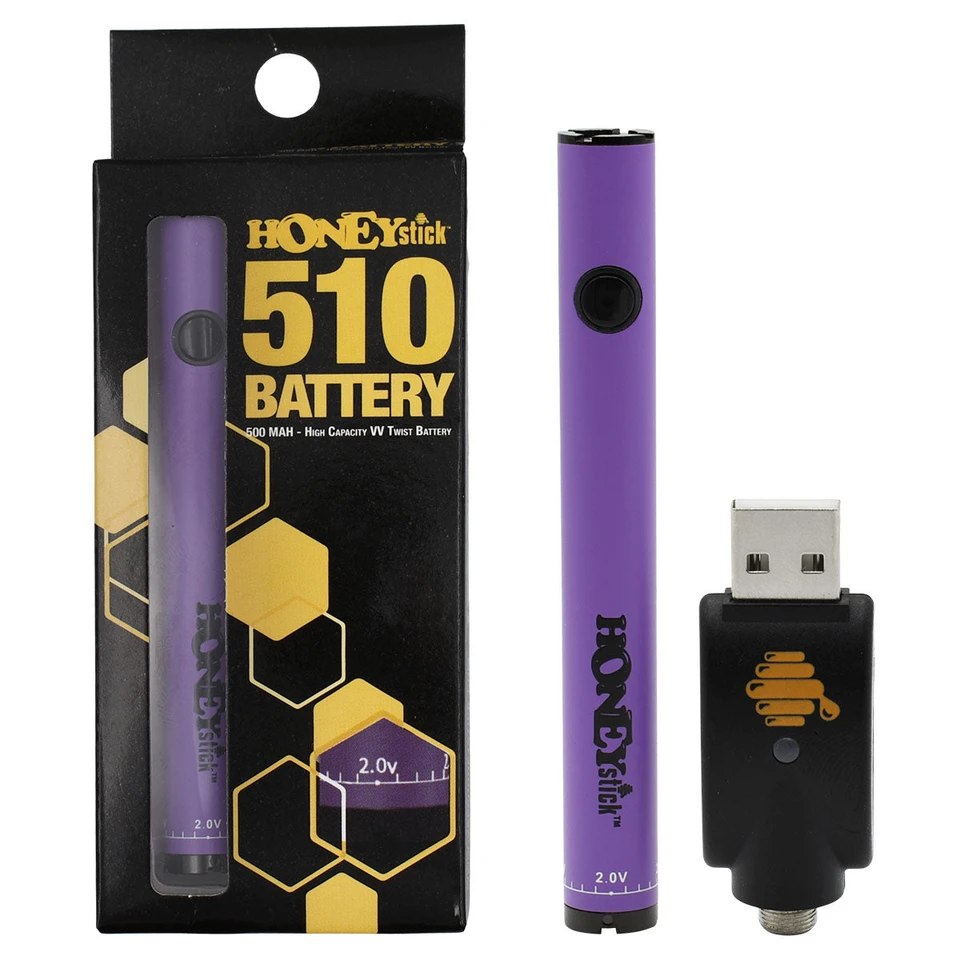 HoneyStick Twist 510 Vape Pen Battery - 8 Colors
