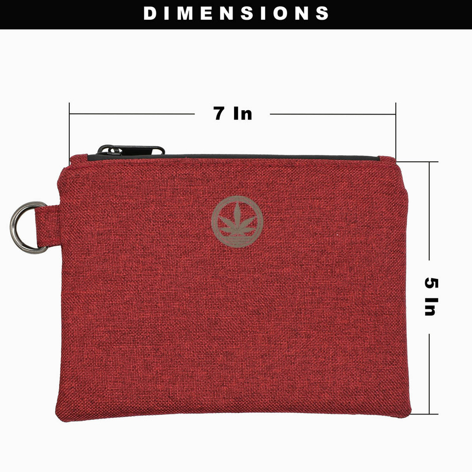 Smell Proof Bags 7"x 5" Waterproof Travel Pouch