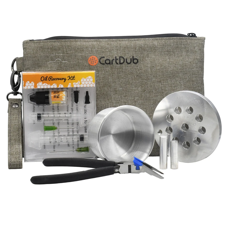 CartDub PLUS Kit To Open and Remove Oil from Cartridge
