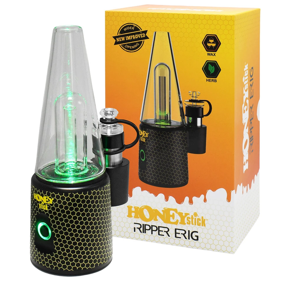 HoneyStick Ripper E Rig for Dabs and Herbs