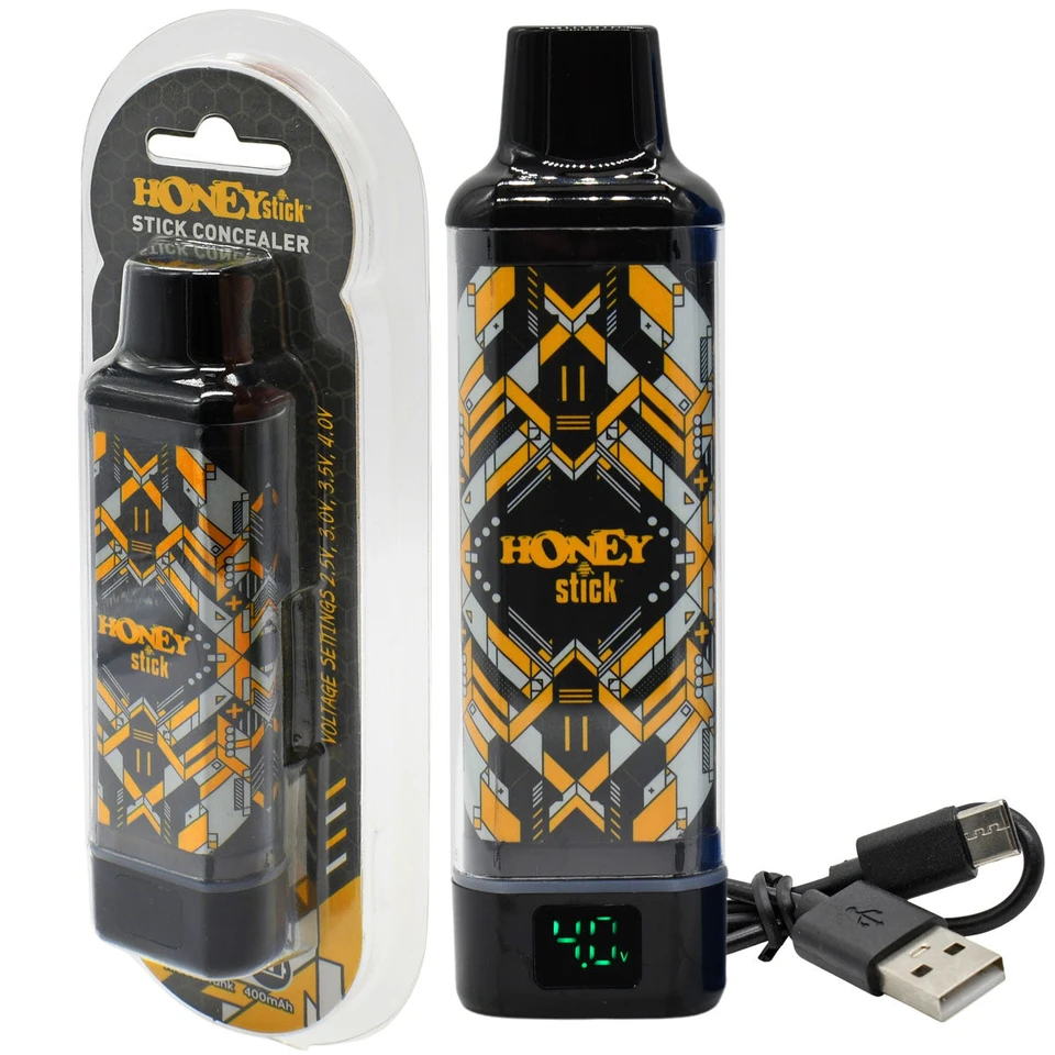 HoneyStick Cart Pen Vape Concealer - Autodraw Cartridge Battery Vape