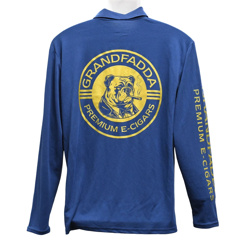 Grandfadda Long Sleeve Shirt (Navy Blue)