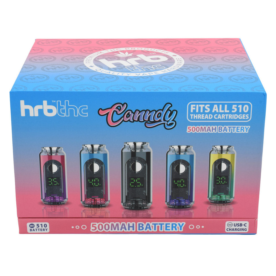 Hrb Canndy Mini 510 Battery | 15PC Display POP