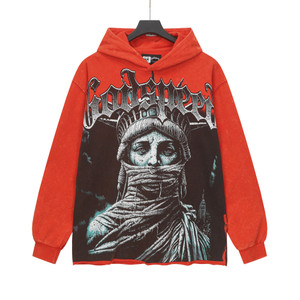 Godspeed Statue of Liberty Hoodie Red