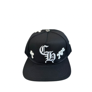 Chrome Hearts CH Logo Trucker Hat Black/White