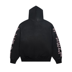DUAA Black Snake Graphic Zip Hoodie