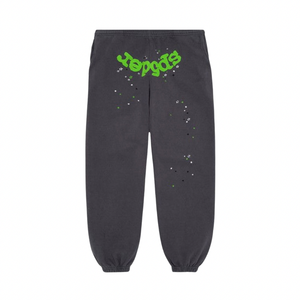 Sp5der Sweatpants – Charcoal/Green