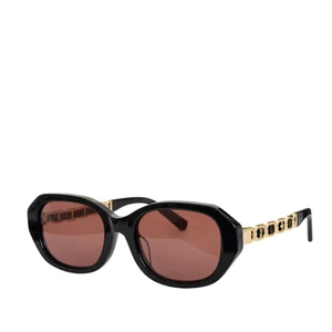 Louis Vuitton Black Rose Gradient Oval Sunglasses