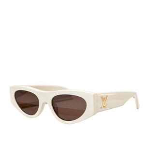 Louis Vuitton White Cat Eye Sunglasses