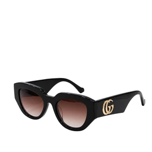 Gucci GG Brown Gradient Oval Sunglasses