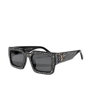 Louis Vuitton Rhinestone Square Sunglasses