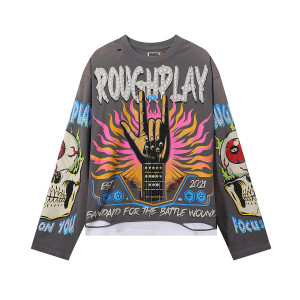 RoughPlay Burning Hand Crewneck