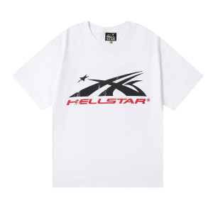 Hellstar Classic Logo Tee (White/Red)