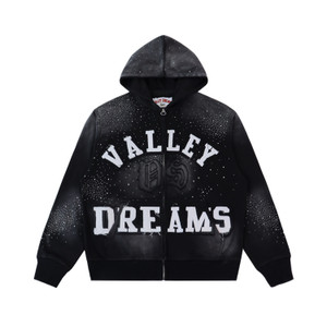 Valley Dreams Varsity Rhinestone Hoodie