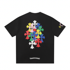 Chrome Hearts Multicolor Floral Pocket Tee