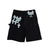 Chrome Hearts Cross Patch Carpenter Shorts Black/White