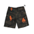 Chrome Hearts Cross Patch Carpenter Shorts Camo Orange