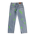 Chrome Hearts Cross Patch Denim Light Wash White