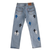 Chrome Hearts Cross Patch Denim Light Wash Blue/White