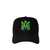Amiri MA Logo Trucker Hat Black/Green