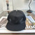 8. Chrome Hearts CH Logo Trucker Hat Triple Black