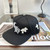 Chrome Hearts CH Logo Trucker Hat Black/White