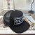 Chrome Hearts Hollywood USA Trucker Hat Black/White
