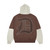 DUAA Brown Two-Tone Varsity Hoodie