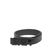 Dior Leather Belt – Black/Black Logo