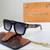 Louis Vuitton Brown Gradient Rectangle Sunglasses