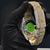 Rolex Date-Just Moissanite Watch - Gold