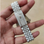 Rolex Date-Just Moissanite Watch - Silver