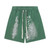 LOST INTRICACY Crystal Wing Shorts - Emerald Green