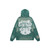 LOST INTRICACY Snake Crest Zip Hoodie - Emerald Green