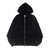 Godspeed Washed Zip Hoodie - Black Tonal Logo