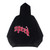Godspeed Washed Zip Hoodie -Black/Red