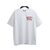 Chrome Hearts Red Cemetery Cross Tee
