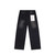 Purple Brand Black Rhinestone Wide Leg Jeans